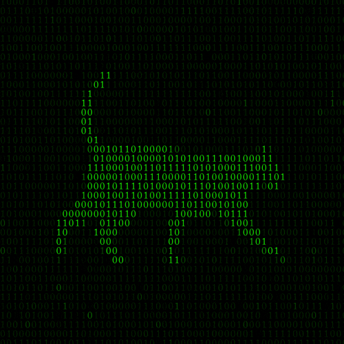 gif of binary cat walking